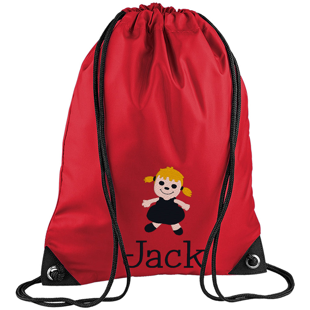 Embroidered PE Bag - Doll